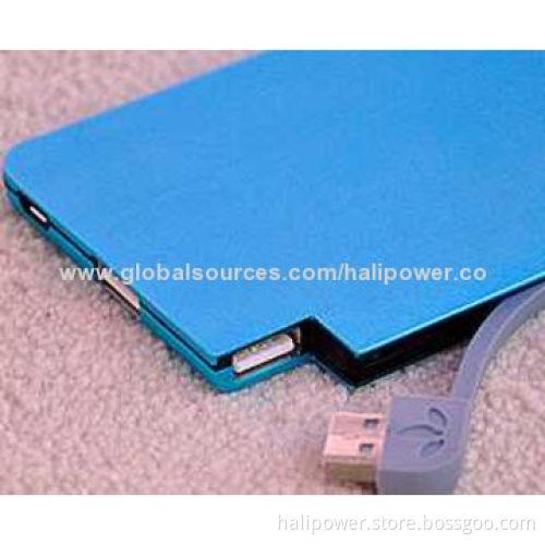 10,000mAh Portable Charger for Mobile Phone, Slim Design